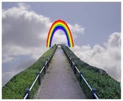 Plaatje van de smalle weg tot de Hemel